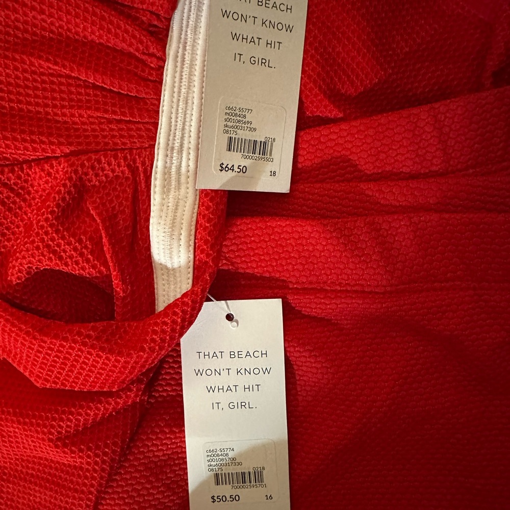 Cacique / Lane Bryant tanktini swim suit 2 piece nwt 18/16 - Picture 5 of 7